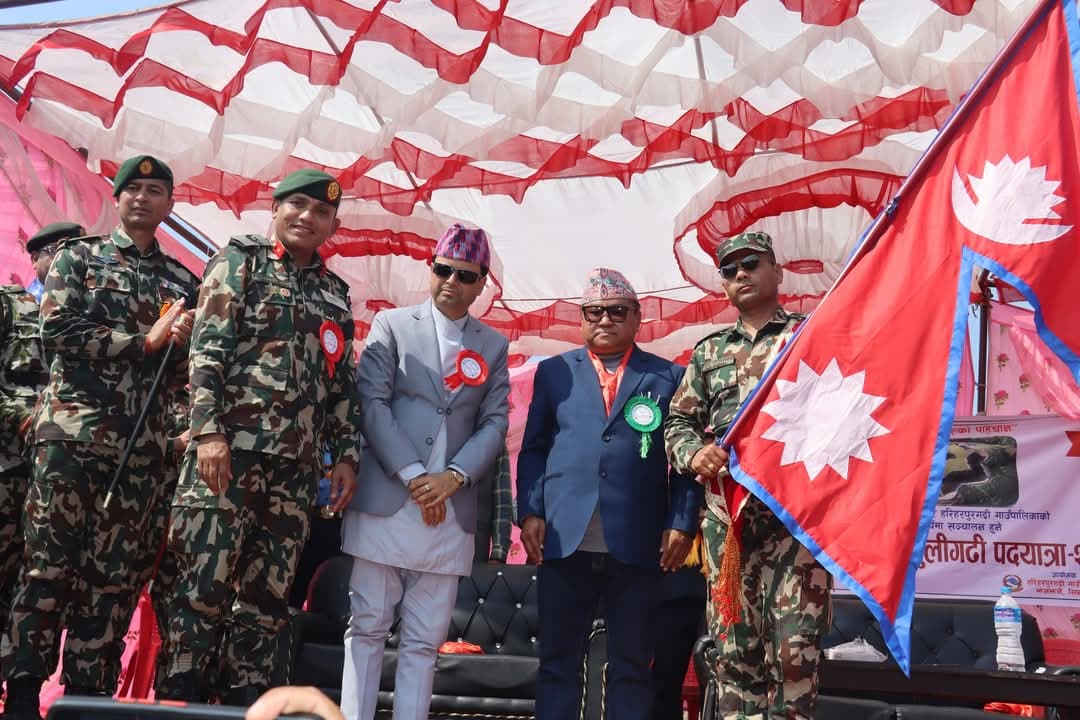 हरिहरपुरगढी देखि सिन्धुलीगढी सम्म पदयात्रा सुरु