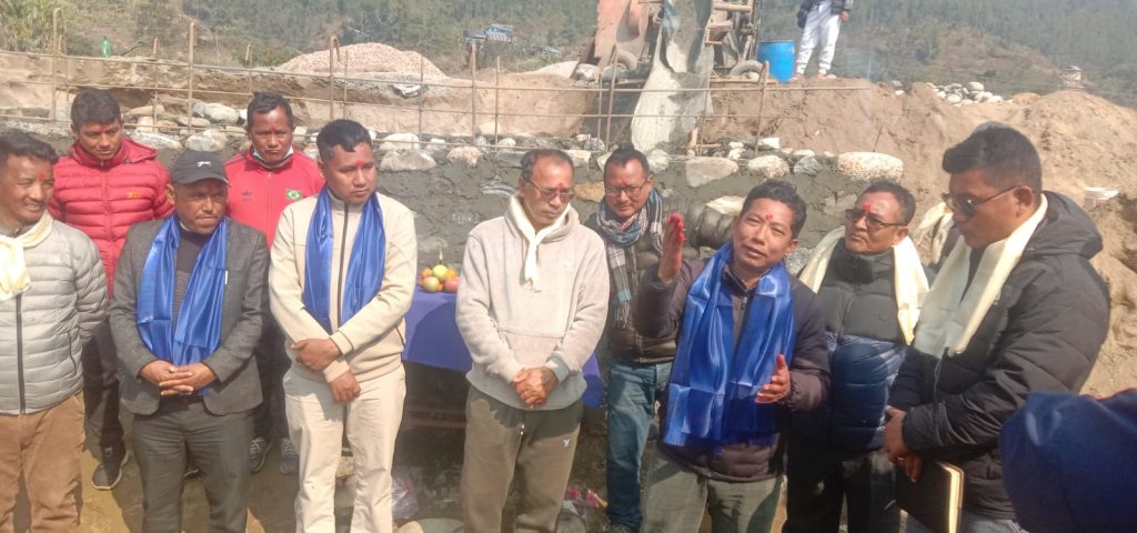 बागमतीमा प्रदेश सांसद प्रेम पुलामीद्वारा दुईवटा पुलकाे शिलान्यास