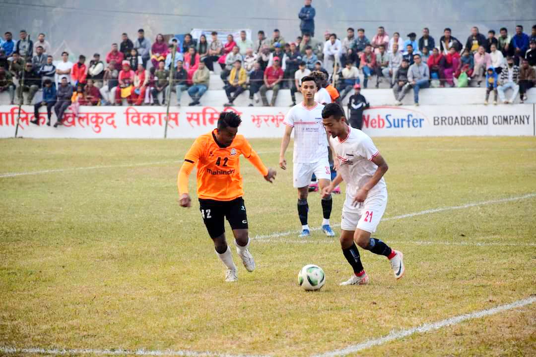 बागमति गोल्डकप:चर्च ब्वाइज युनाइटेडलाई हराउदै एपीएफ क्लब सेमिफाइनलमा प्रवेश