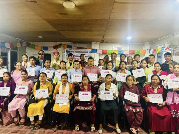 मरिणमा तामाङ भाषा पढाउने शिक्षकहरुको लागि ३ दिने तालिम सम्पन्न