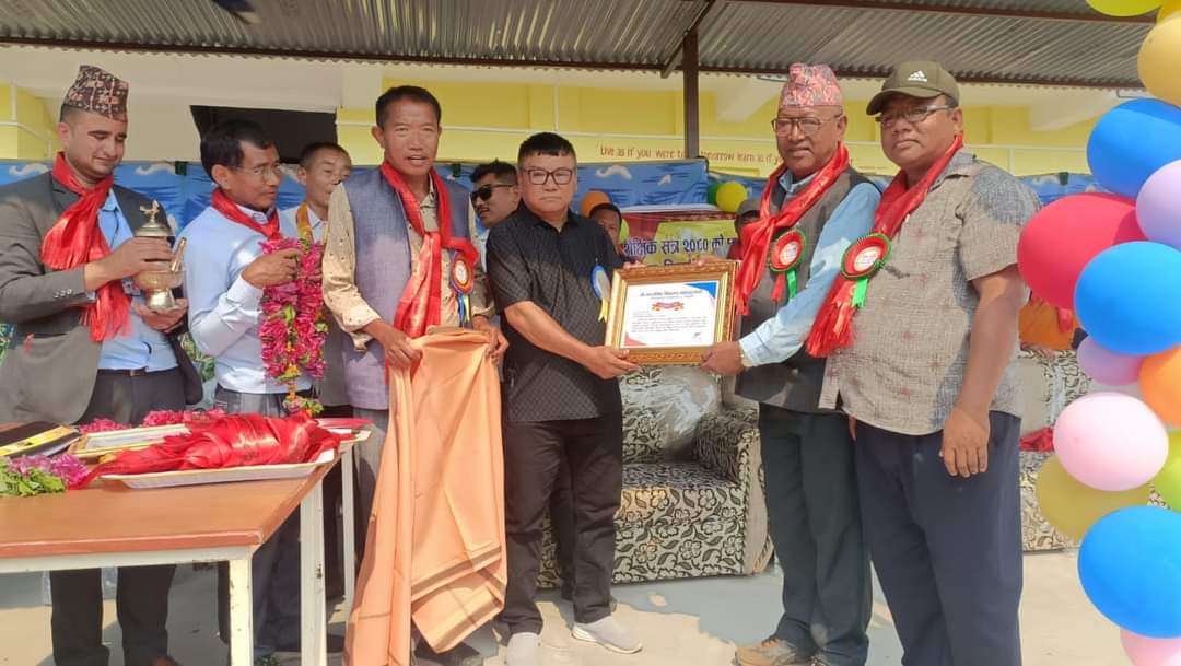 हरिहरपुरगढीको माबी महेन्द्रझ्याडीमा छात्रवृत्ति र पुरस्कार बितरण सम्पन्न