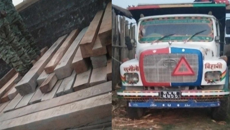 मकवानपुरको भुर्कुसटोल राईगाउबाट सालको काठ बरामद, चालक पक्राउ