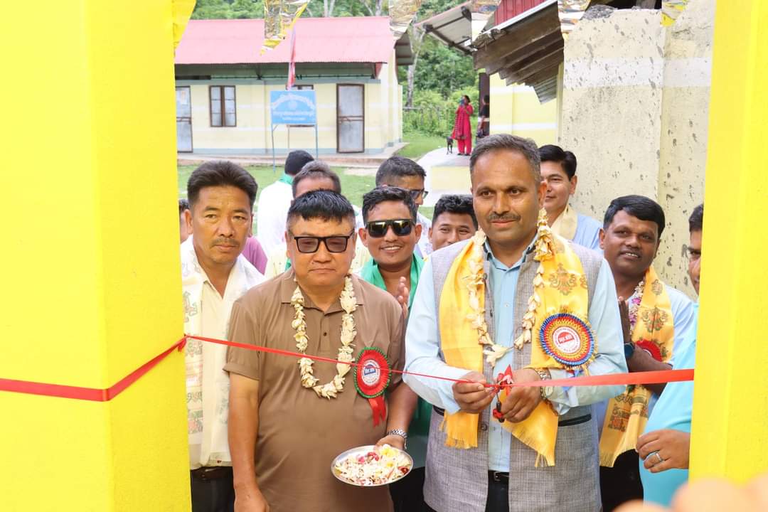 हरिहरपुरगढीको राँँगेदोभानमा २ कोठे बिध्यालय भवन उद्घाटन