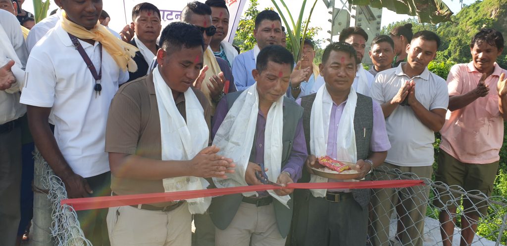 बागमतीको नवनिर्मित गढन-सागवीर झाेलुङ्गे पुल उदघाटन