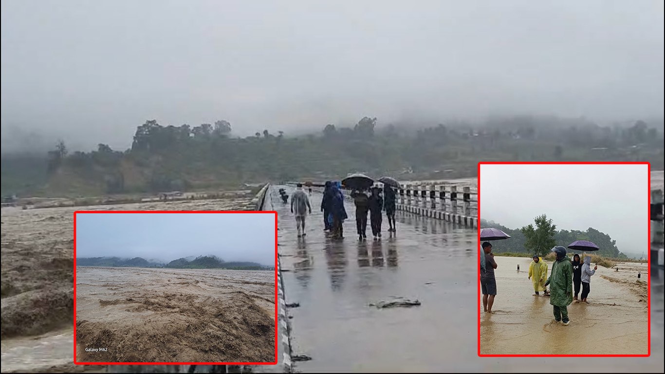 अविरल बर्षाले काठमाडौँ प्रवेश गर्ने सबै नाका बन्द