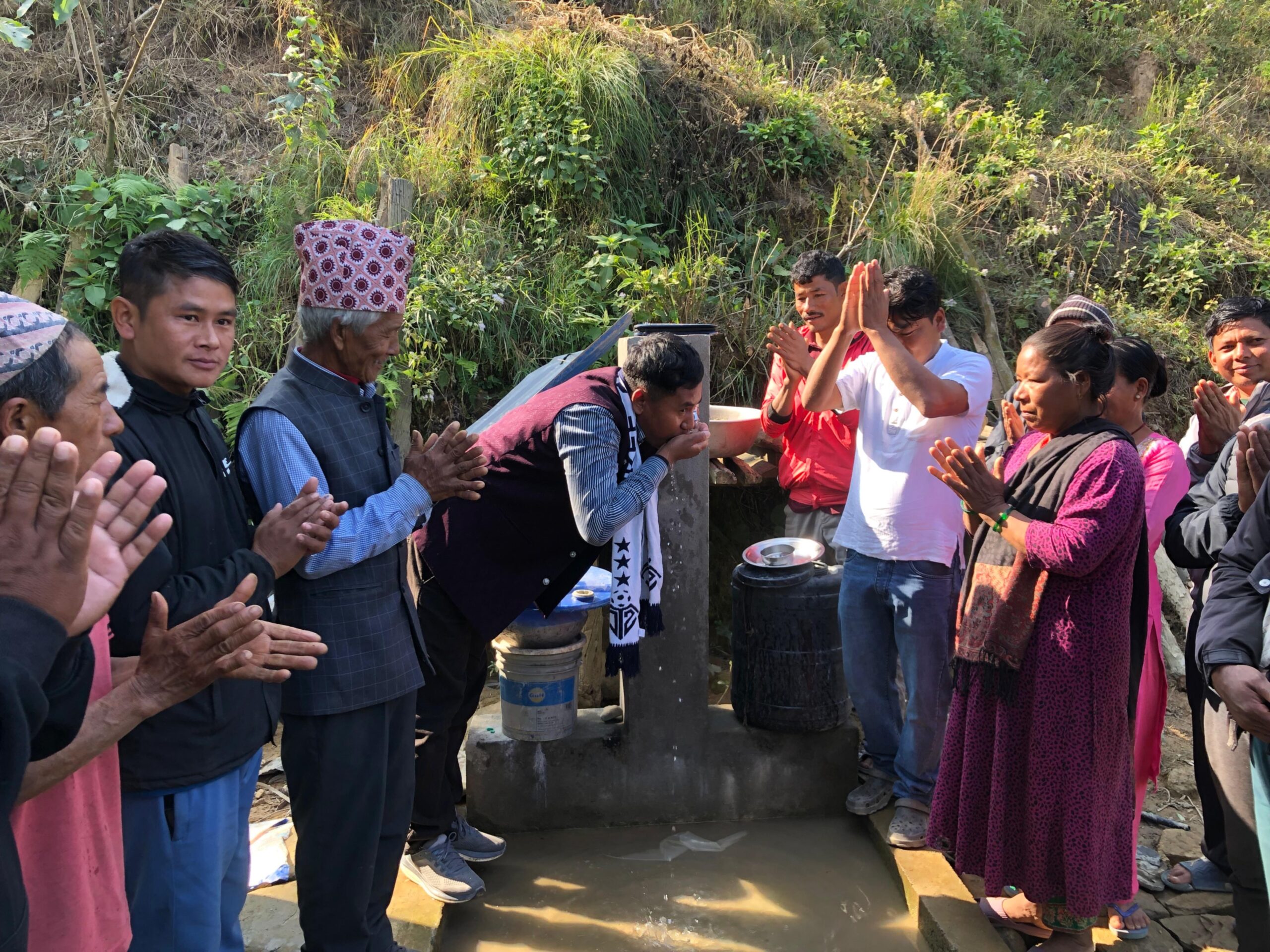 बागमतीको विकट भिम्बादमा पुग्यो खानेपानी सुविधा, स्थानीय हर्षित