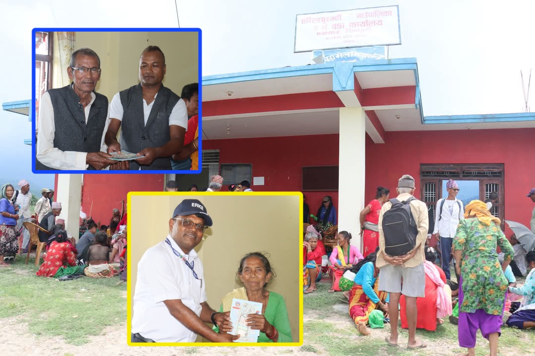 हरिहरपुरगढी गाउँपालिकाको वडा नम्बर २ मा  ‘एकीकृत घुम्ती शिविर’ सम्पन्न