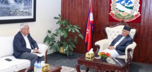 प्रधानमन्त्री ओली र भारतीय राजदूत बीच  भेटघाट