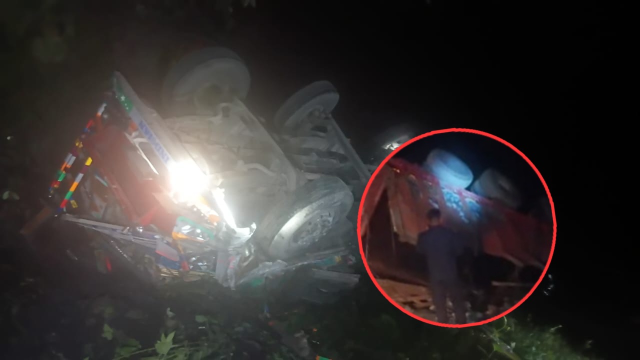 हेटौंडाको रातमाटेमा ट्रक दुर्घटना चालकको मृत्यु