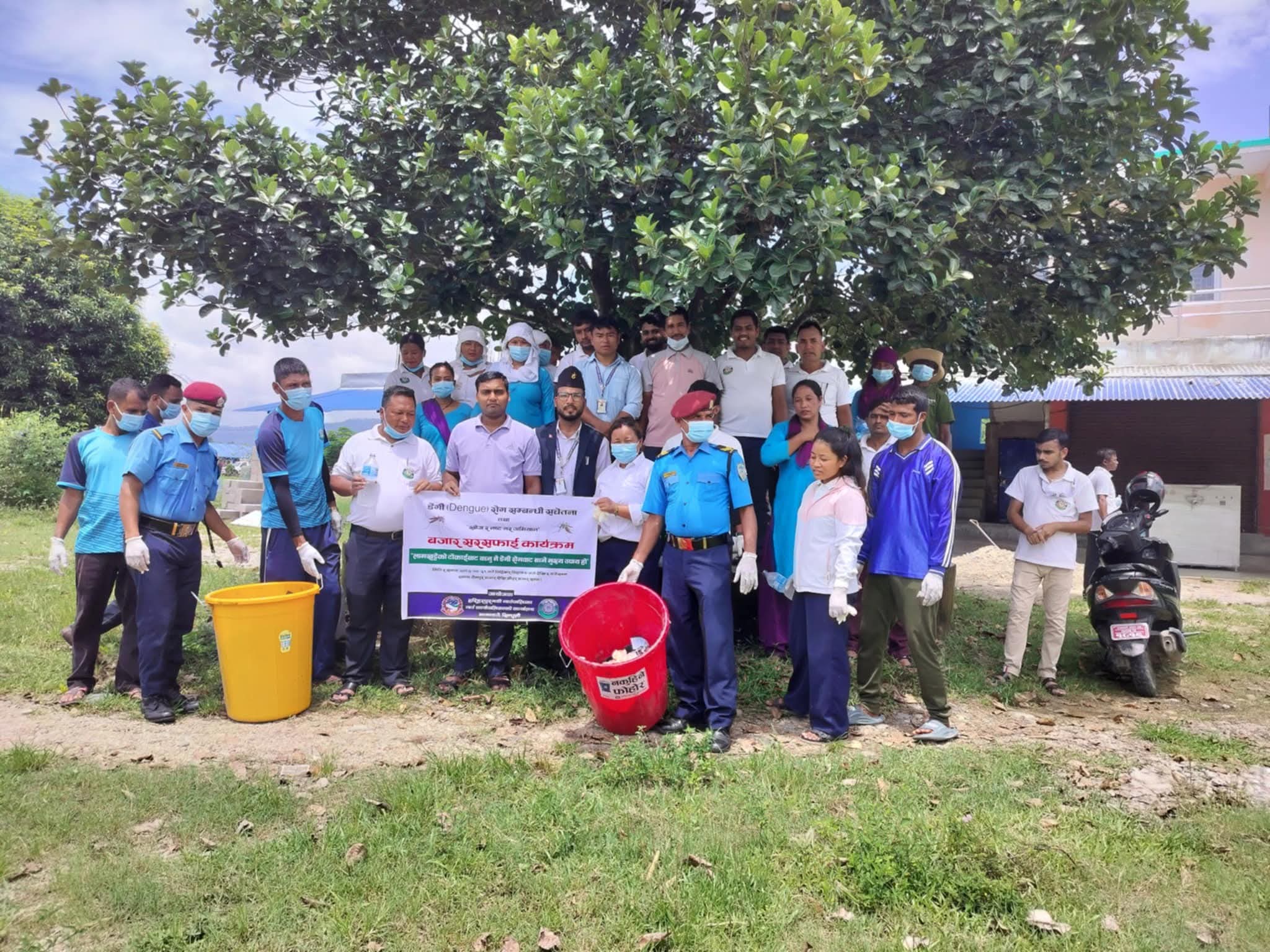 हरिहरपुरगढी गाउँपालिकामा डेंगी सचेतना तथा सरसफाइ अभियान सम्पन्न