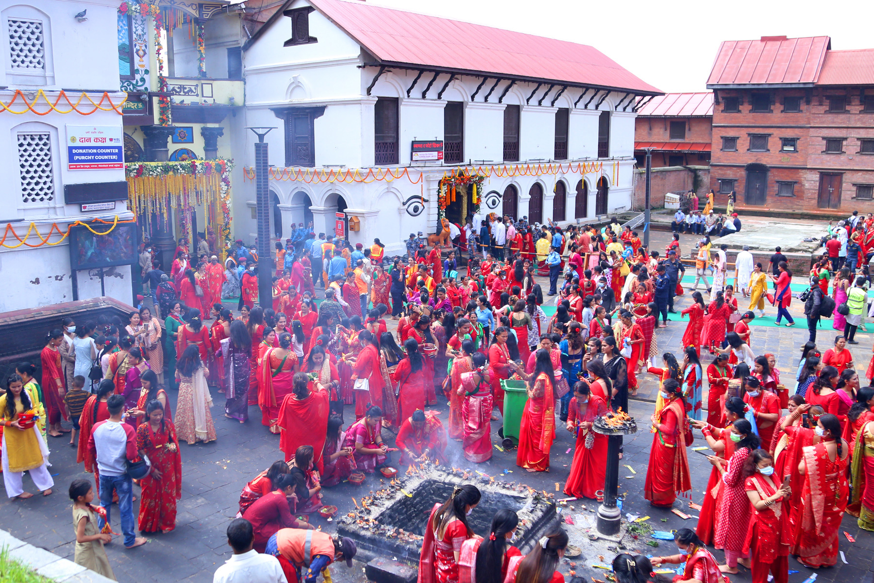 हरितालिका तीजको दिन पशुपतिका ४ वटै ढोका खुला रहने