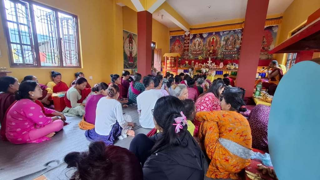 मनहरी बसन्तपुरको टासी छ्योइलिङ गुम्बामा ञ्युङ्ने मौनव्रत व्रत सम्पन्न