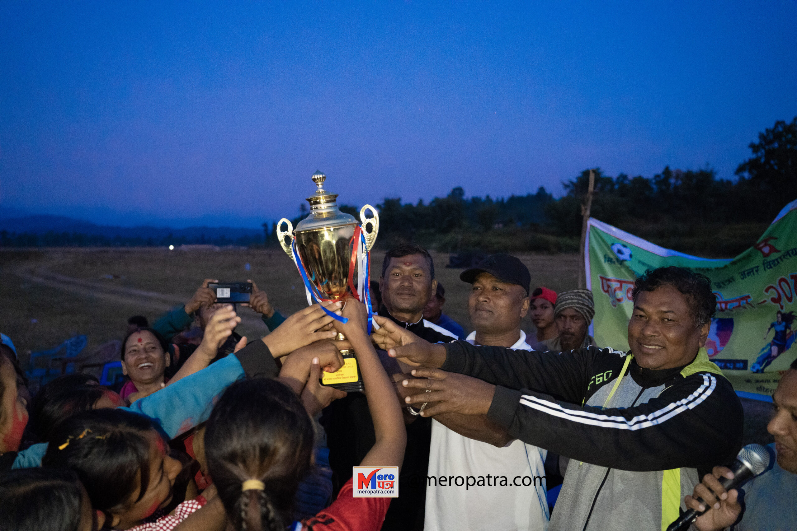 सिन्धुली जिल्ला स्तरीय U-14 छात्रा फुटबल प्रतियोगितामा जनता मावि बखफर प्रथम